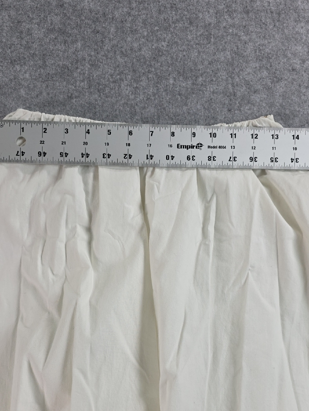 FARM Rio White Balloon Skirt M Medium Bubble Tiered Midi Cotton Anthropologie - Picture 3 of 7